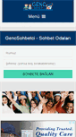 Mobile Screenshot of gencsohbetci.net